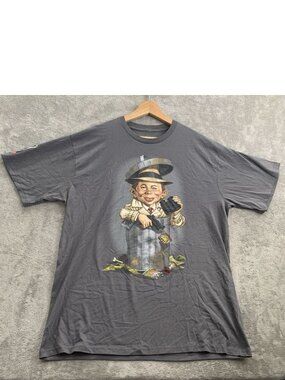 Official MAD Magazine Shirt Mens Large Alfred E. Neuman Spy Tee Bang 2012 RARE